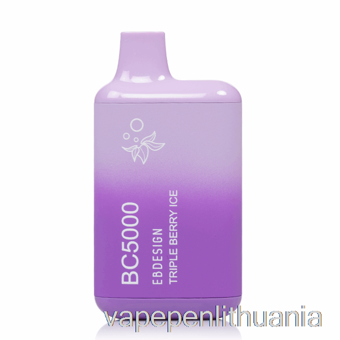 Bc5000 Vienkartinis Trigubo Uogų Ledo Vape Skystis